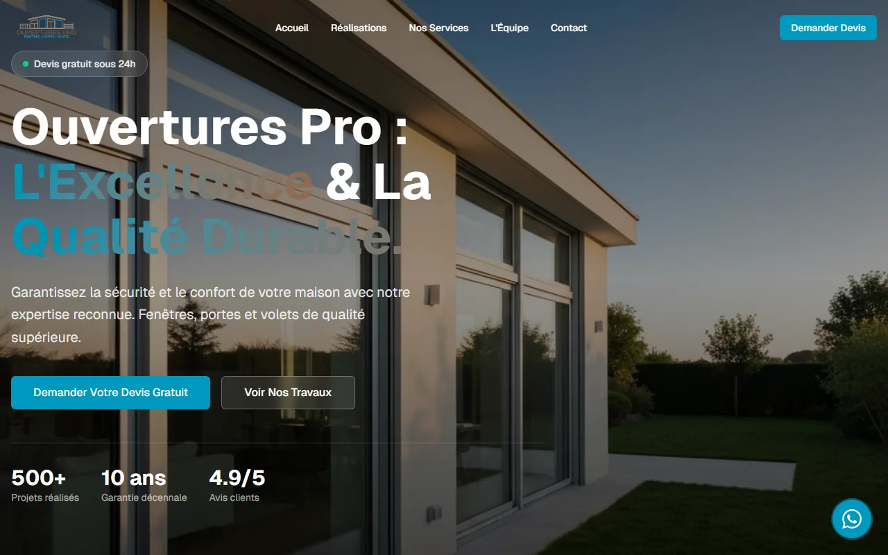 Ouvertures Pro